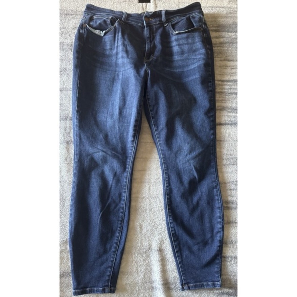Judy Blue Skinny Fit Dark Wash Plus‎ Size Jeans 18W JB82253DK-PL High Rise Denim